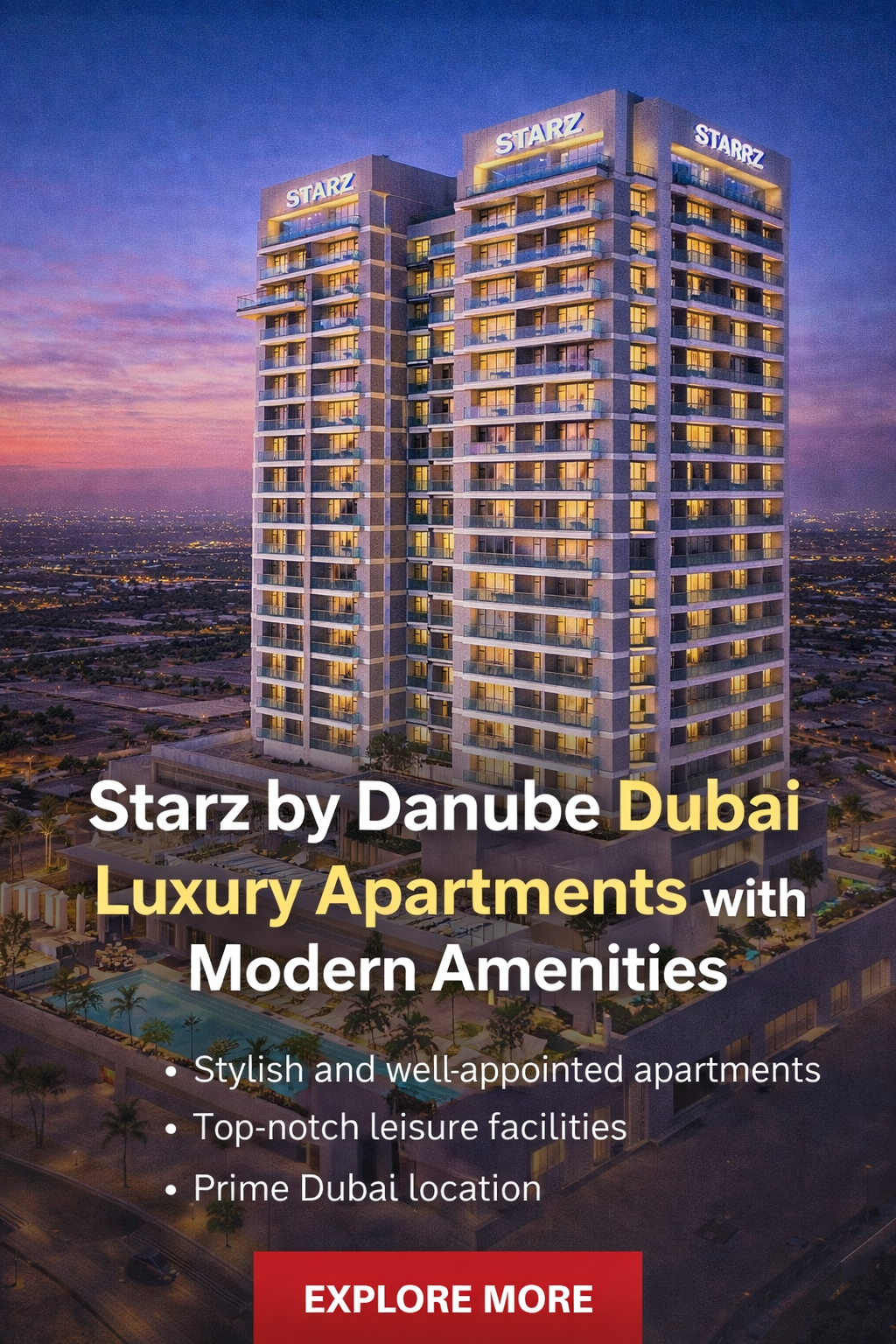 Starz by Danube Properties – Contemporary Living by Danube Properties